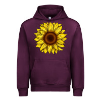 Mauve Wine sunflower Urban Hoodie - Artiststas