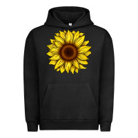 Pigment Black sunflower Urban Hoodie - Artiststas