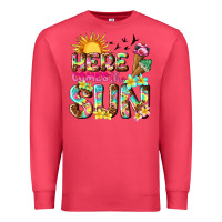 Cardinal here comes the sun Premium Sweatshirt - texasbilliewilder