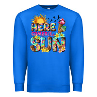 True Royal here comes the sun Premium Sweatshirt - texasbilliewilder