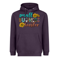 Plum small business hustler Heavyweight Hoodie - texasbilliewilder
