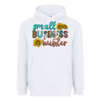 White small business hustler Heavyweight Hoodie - texasbilliewilder
