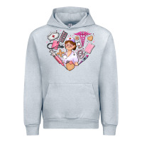 Heather Grey nurse and nurse element heart Urban Hoodie - AdoDesignShop