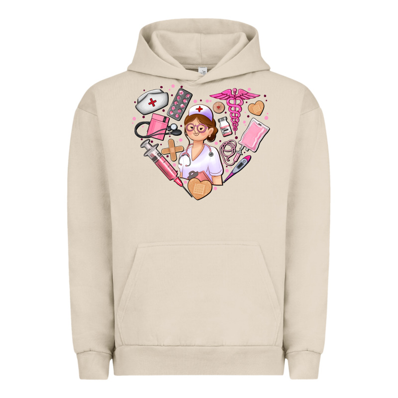Nurse And Nurse Element Heart Urban Hoodie by AdoDesignShop | Teevron