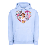 Pigment Grape Ice nurse and nurse element heart Urban Hoodie - AdoDesignShop
