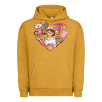 Pigment Peanut Butter nurse and nurse element heart Urban Hoodie - AdoDesignShop