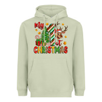 Matcha my first christmas Heavyweight Hoodie - Zillion Design Studio