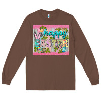 Chestnut happy easter mousepad Long Sleeve Tee - BarkalooDesign