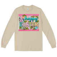 Mushroom happy easter mousepad Long Sleeve Tee - BarkalooDesign