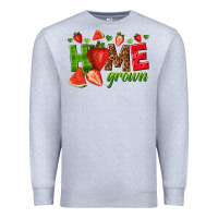 Heather Grey home grown Premium Sweatshirt - texasbilliewilder