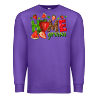 Purple home grown Premium Sweatshirt - texasbilliewilder