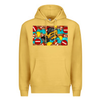 Antique Gold skidsteer sippy Premium Hoodie - Artiststas