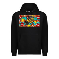 Black skidsteer sippy Premium Hoodie - Artiststas
