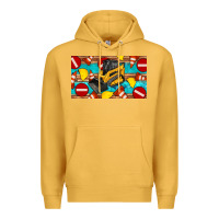 Mustard skidsteer sippy Premium Hoodie - Artiststas