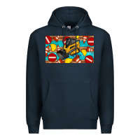 Navy skidsteer sippy Premium Hoodie - Artiststas