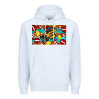 White skidsteer sippy Premium Hoodie - Artiststas