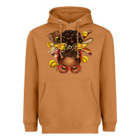 Meerkat softball afro messy bun Heavyweight Hoodie - texasbilliewilder