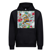 Foreset Green school bus back to school seamless pattern Urban Hoodie - BundleAndBundleShop