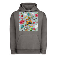 School Bus Back To School Seamless Pattern Urban Hoodie | Teevron