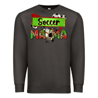 Smoke soccer mama with leopard Premium Sweatshirt - Zillion Design Studio