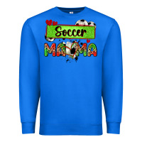 True Royal soccer mama with leopard Premium Sweatshirt - Zillion Design Studio