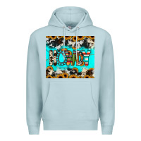 Blue Mist howdy Premium Hoodie - JahusDesignShop