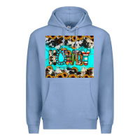 Colony Blue howdy Premium Hoodie - JahusDesignShop