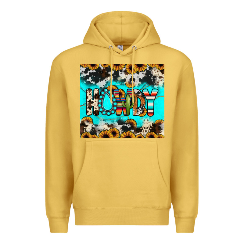 Howdy Premium Hoodie by JahusDesignShop | Teevron