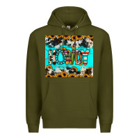 Army Green howdy Premium Hoodie - JahusDesignShop