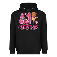 Black 1st christmas gingerbread girl Heavyweight Hoodie - Zillion Design Studio