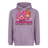 Lavender 1st christmas gingerbread girl Heavyweight Hoodie - Zillion Design Studio
