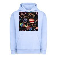 Pigment Grape Ice 4th of july glasses  seamless pattern Urban Hoodie - BundleAndBundleShop
