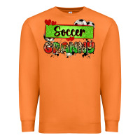 Carrot soccer granny with leopard Premium Sweatshirt - Zillion Design Studio