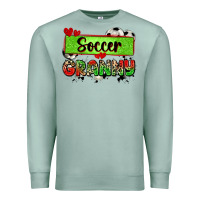 Seafoam soccer granny with leopard Premium Sweatshirt - Zillion Design Studio