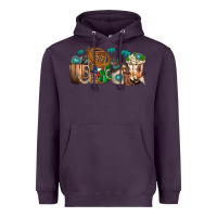 Plum western coffee cups Heavyweight Hoodie - texasbilliewilder