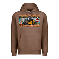 Chestnut steam roller sippy cup Premium Hoodie - Artiststas