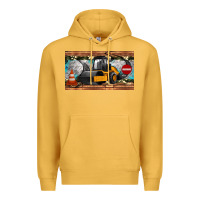 Mustard steam roller sippy cup Premium Hoodie - Artiststas