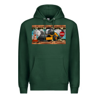 Sports Green steam roller sippy cup Premium Hoodie - Artiststas