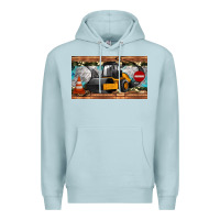 Blue Mist steam roller sippy cup Premium Hoodie - Artiststas