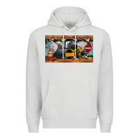 Dove Grey steam roller sippy cup Premium Hoodie - Artiststas