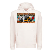 Pale Pink steam roller sippy cup Premium Hoodie - Artiststas