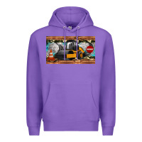 Purple steam roller sippy cup Premium Hoodie - Artiststas