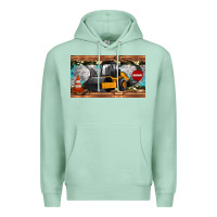 Seafoam steam roller sippy cup Premium Hoodie - Artiststas