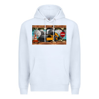 White steam roller sippy cup Premium Hoodie - Artiststas