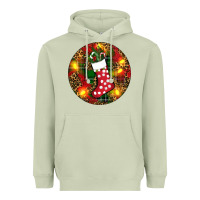Matcha Santa Stocking Christmas Heavyweight Hoodie - RanaPortraitStore
