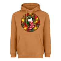 Meerkat Santa Stocking Christmas Heavyweight Hoodie - RanaPortraitStore