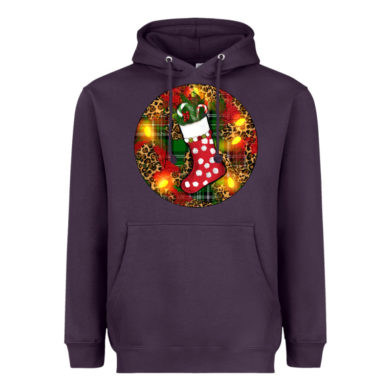 Santa Stocking Christmas Heavyweight Hoodie by RanaPortraitStore | Teevron