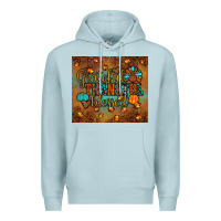 Blue Mist grateful thankful blessed turkey Premium Hoodie - JahusDesignShop