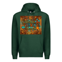 Sports Green grateful thankful blessed turkey Premium Hoodie - JahusDesignShop