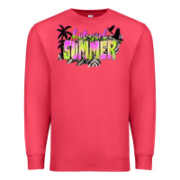Cardinal hot girl summer with palms Premium Sweatshirt - texasbilliewilder